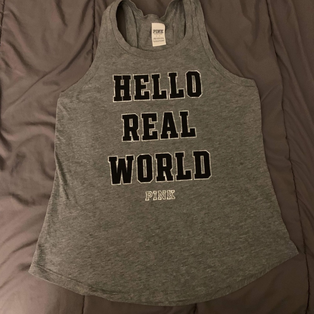 Small pink tank top